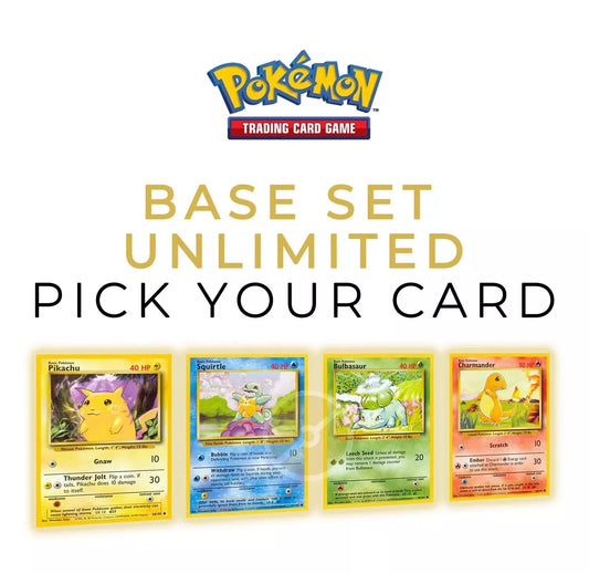 Finish Your Set "Base Set Unlimited" Pokémon TCG Cards Part 2