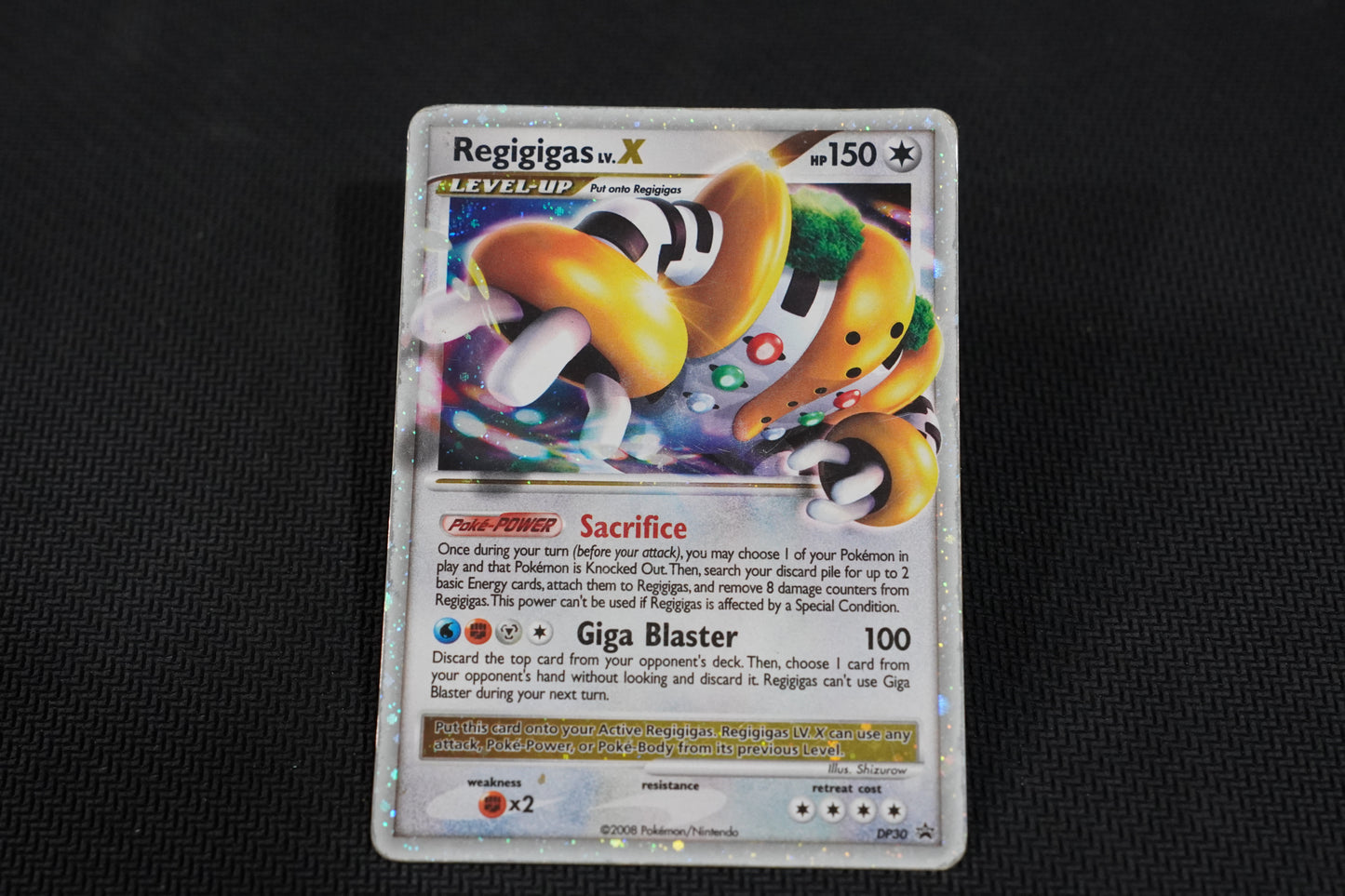 Regigigas LV.X DP30 Promo TCG Pokémon Card - Heavily Played/Damaged