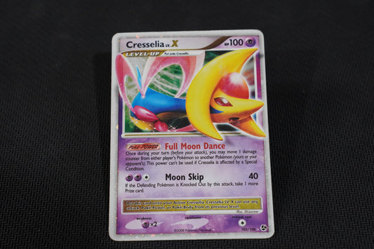 Cresselia LV.X 103/106 Great Encounters TCG Pokémon Card - Moderately Played/Heavily Played