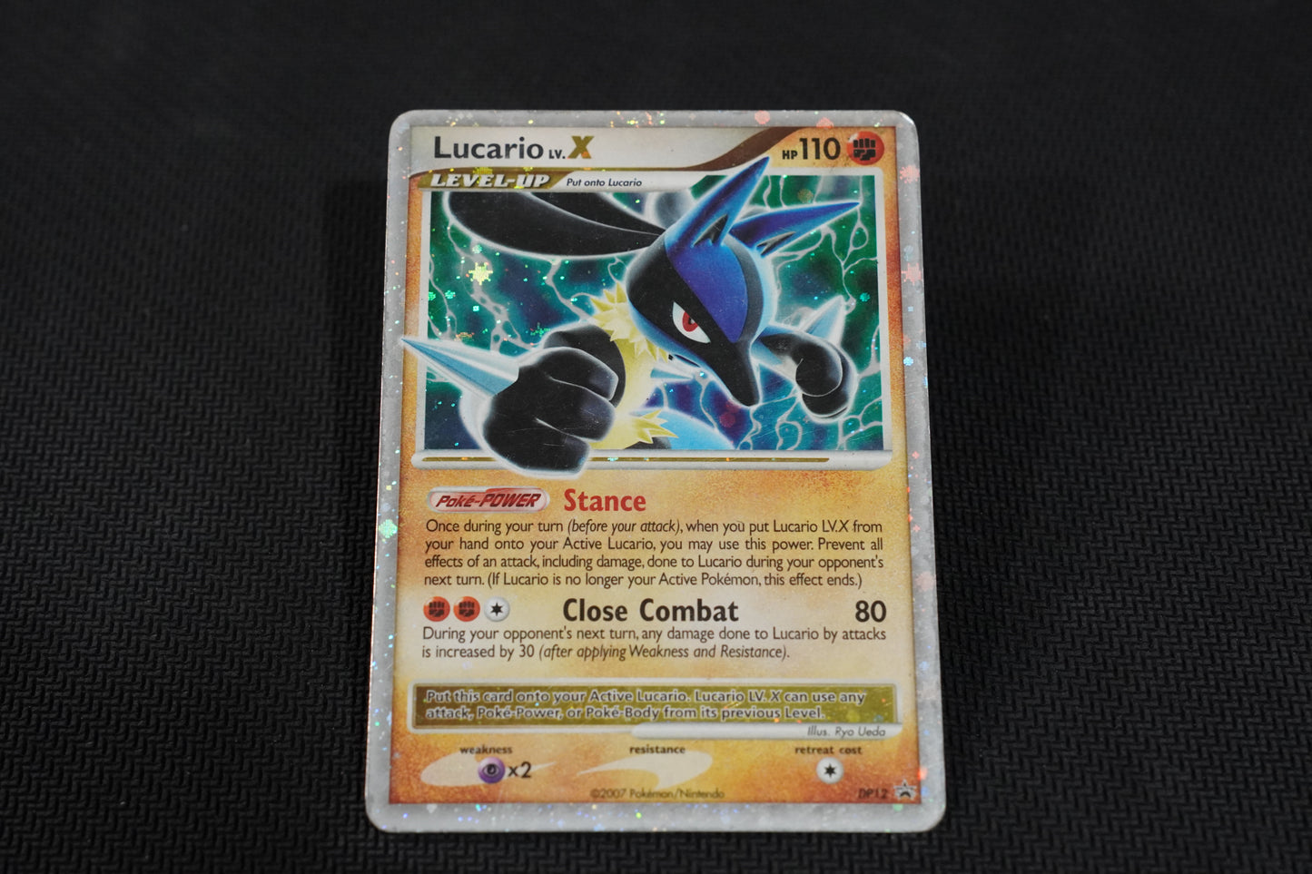 Lucario LV.X DP12 Promo TCG Pokémon Card - Moderately Played/Heavily Played