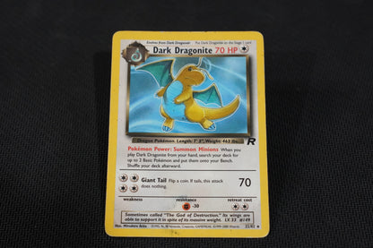 Dark Dragonite 22/82 Team Rocket Non-Holo TCG Pokémon Card - Moderately Played/Heavily Played