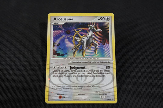 Arceus LV.100 DP50 Diamond & Pearl Promo Holo TCG Pokémon Card - Moderately Played