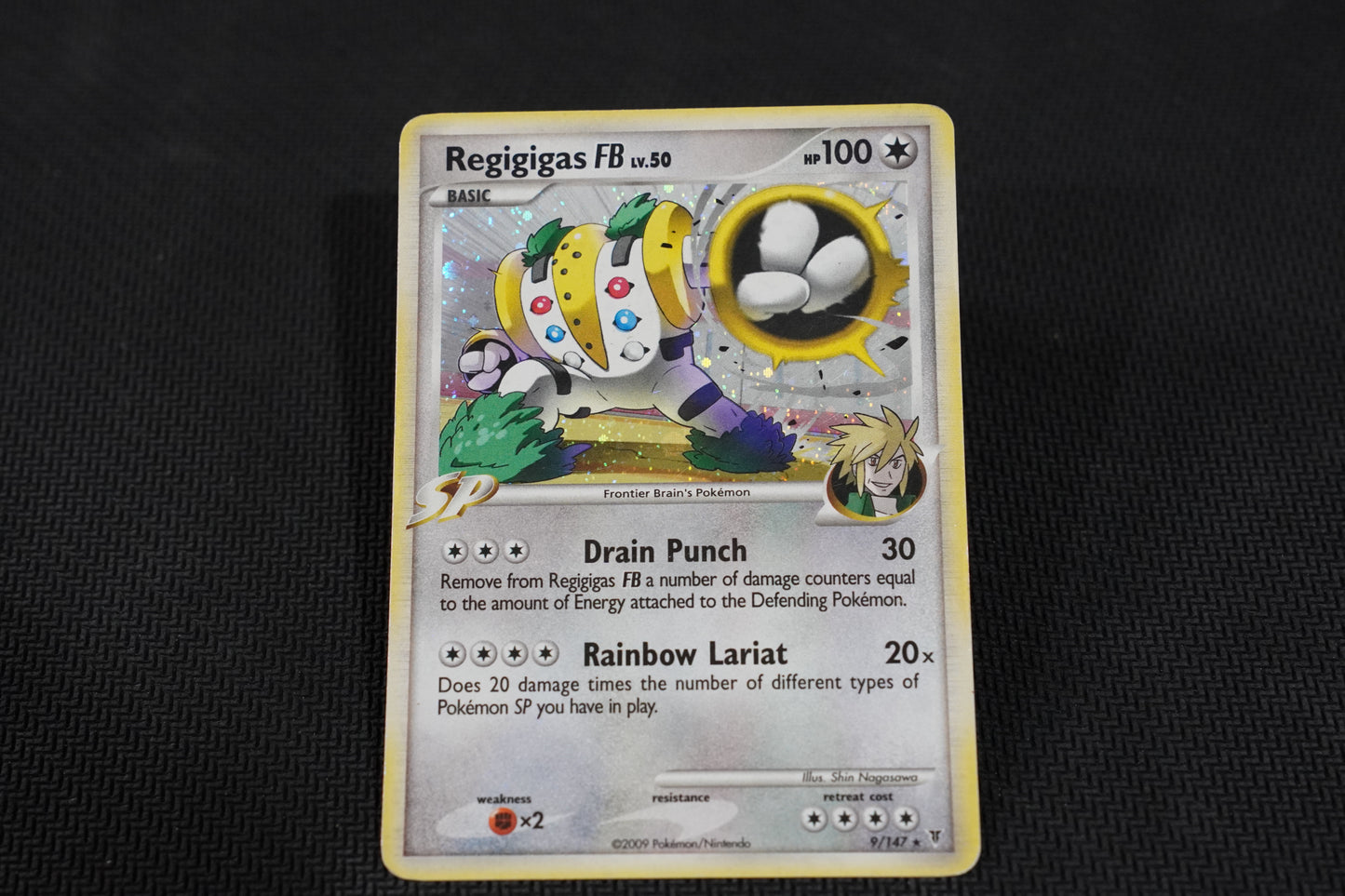 Regigigas FB LV.50 9/147 Supreme Victors Holo TCG Pokemon Card - Moderately Played/D