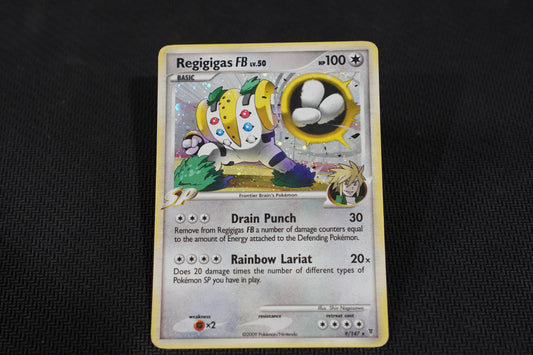 Regigigas FB LV.50 9/147 Supreme Victors Holo TCG Pokemon Card - Moderately Played/D