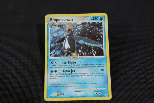 Empoleon LV.42 4/130 Diamond & Pearl Holo TCG Pokemon Card - Heavily Played