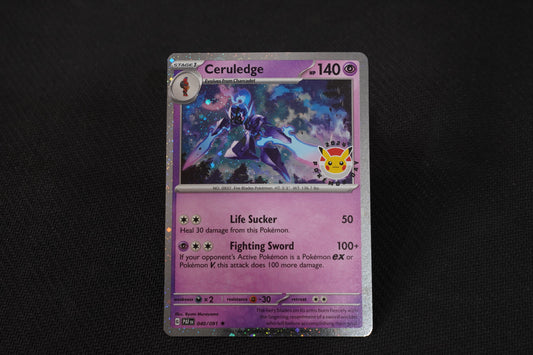 Ceruledge 040/091 Paldean Fates 2024 Pokémon Day Stamped Holo TCG Pokémon Card - Near Mint