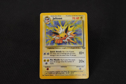 Jolteon 4/64 Jungle Unlimited Holo TCG Pokémon Card - Moderately Played