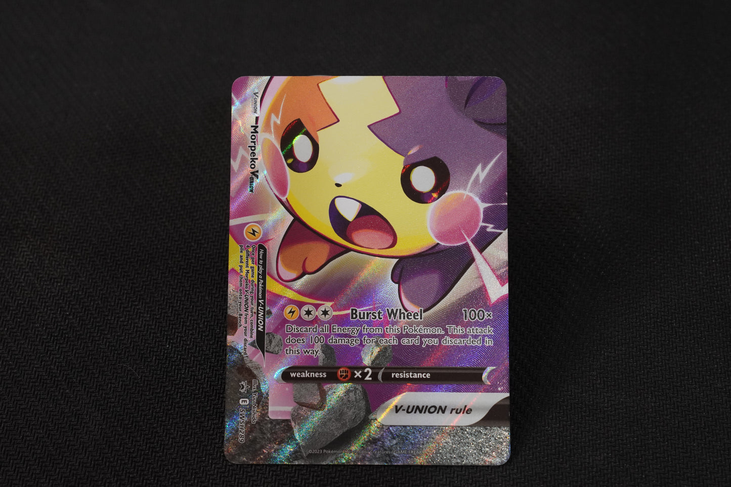 Morpeko V-Union Promo, 4 Pokémon Cards, SWSH287 - 290, SWSH287 , SWSH288, SWSH289, SWSH290 - Near Mint