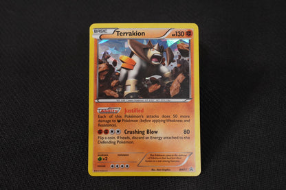 Terrakion BW71 Promo Holo TCG Pokémon Card - Near Mint/Lightly Played