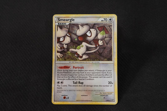 Smeargle 8/90 Undaunted Holo TCG Pokémon Card - Lightly Played/MP