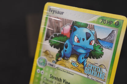 Ivysaur 35/100 EX Crystal Guardians Reverse Holo - Damaged