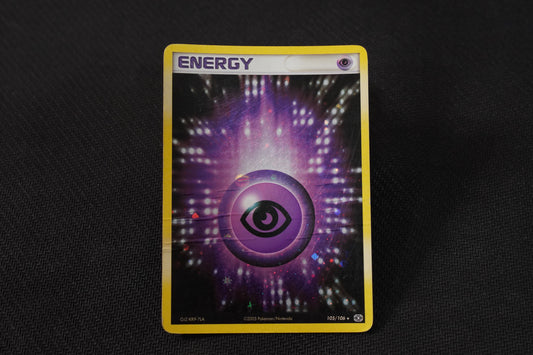 Psychic Energy 105/106 Emerald Holo TCG Pokémon Card - Damaged