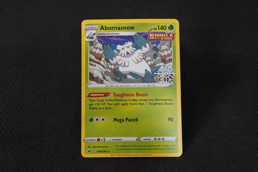 Abomasnow 010/198 Chilling Reign Snowflake Stamp Holo TCG Pokémon Card - Near Mint