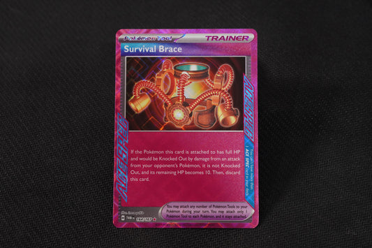 Survival Brace 164/167 Twilight Masquerade ACE Rare Holo TCG Pokémon Card - Near Mint