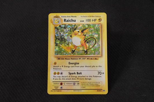 Raichu 36/108 XY Evolutions Holo TCG Pokémon Card - Near Mint