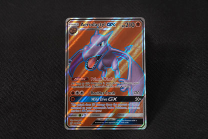 Aerodactyl GX 224/236 Unified Minds Holo Full Art TCG Pokémon Card - Near Mint