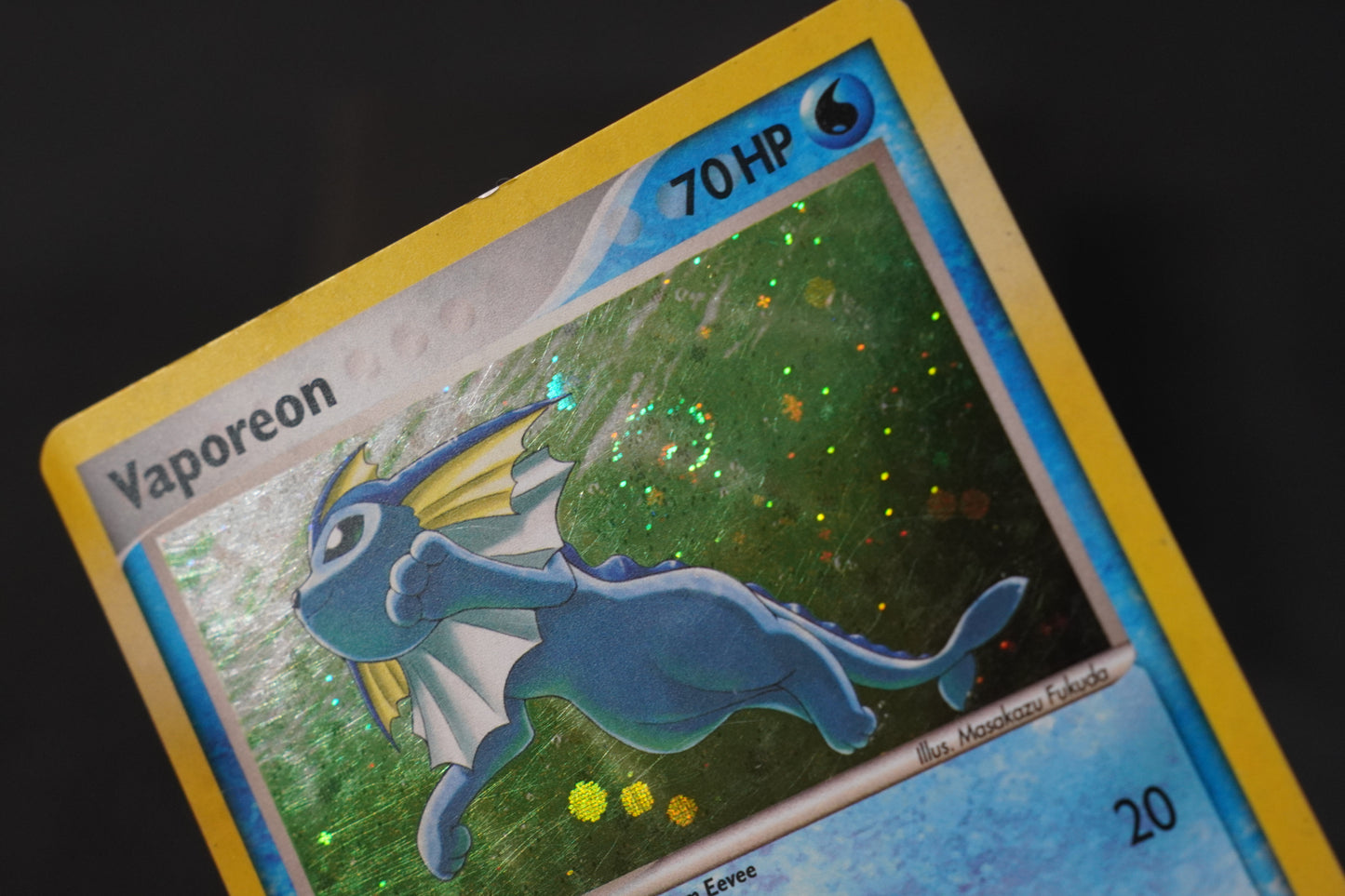 Vaporeon 6/17 POP Series 3 Holo (SWIRL) TCG Pokémon Card - Lightly Played