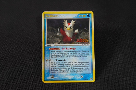 Delibird 21/109 EX Team Rocket Returns Reverse Holo TCG Pokémon Card - Moderately Played/D