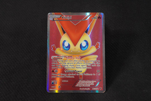 Victini 98/101 Noble Victories Holo Full Art TCG Pokémon Card - Moderately Played