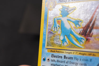 Misty's Golduck 12/132 Gym Challenge Holo TCG Pokémon Card - Heavily Played/D