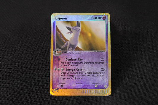 Espeon 16/100 Sandstorm Reverse Holo E-Reader TCG Pokémon Card - Heavily Played/D (creased)