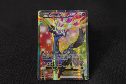 Xerneas EX 146/146 XY Holo Full Art TCG Pokémon Card - Heavily Played/D (Creased)