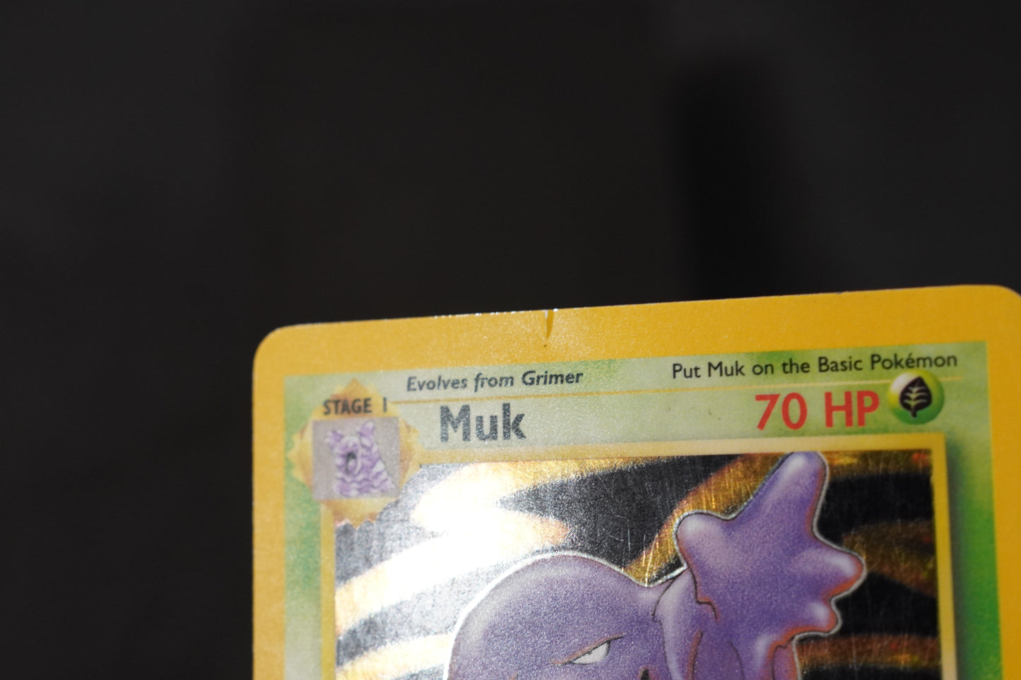 Muk 13/62 Fossil Unlimited Holo TCG Pokémon Card - Moderately Played/D