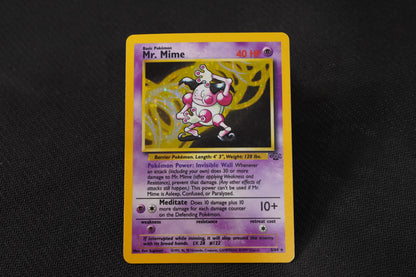 Mr. Mime 6/64 Jungle Unlimited Holo TCG Pokémon Card - Moderately Played