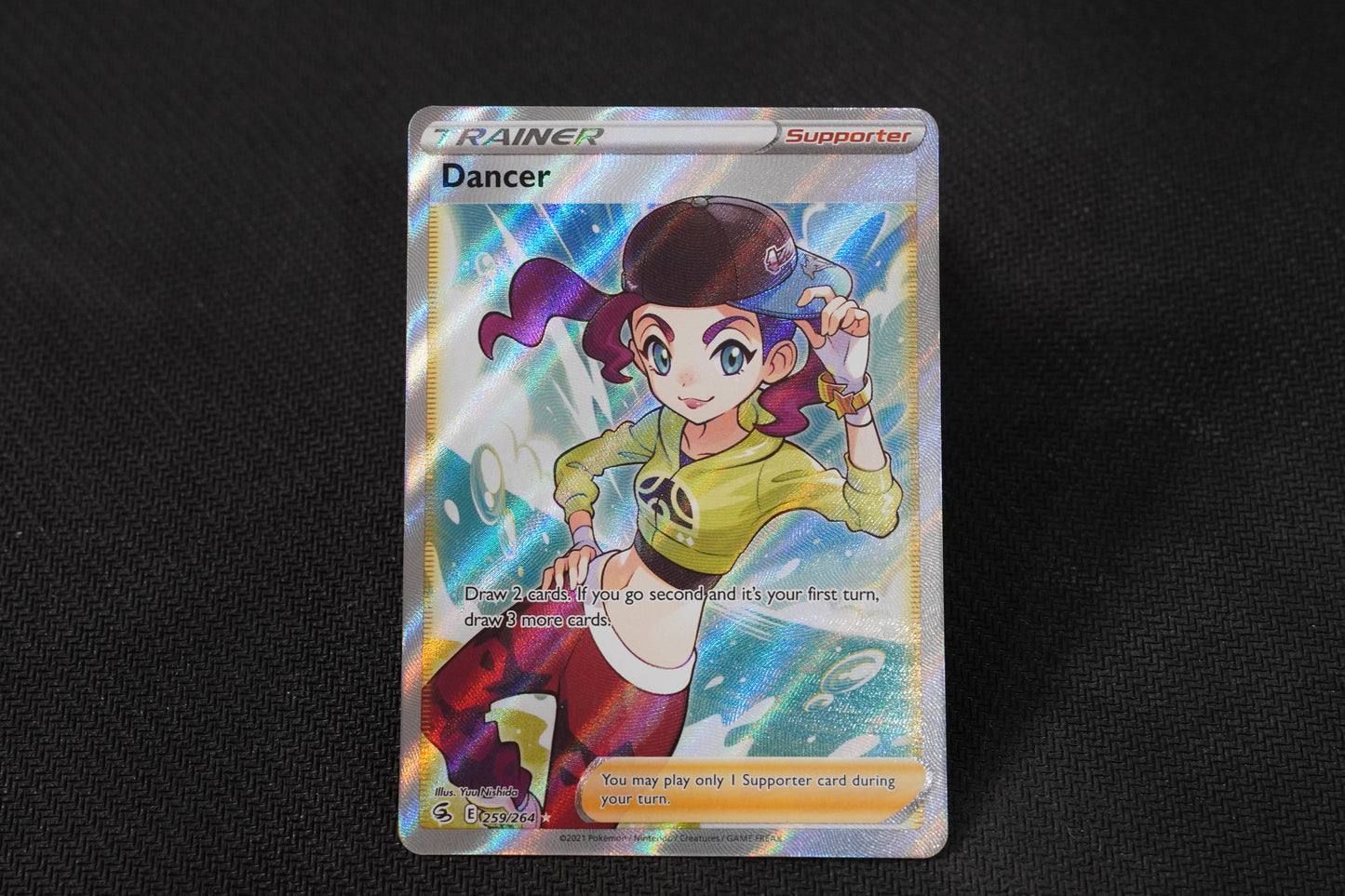 Dancer 259/264 Fusion Strike Holo Full Art TCG Pokémon Card - Near Mint